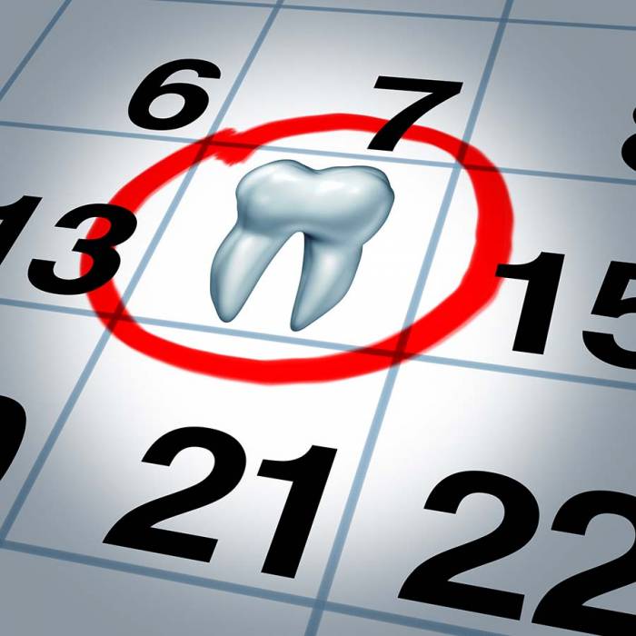 calendario de revisiones dentales
