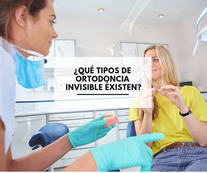 ¿Qué tipos de ortodoncia invisible existen?
